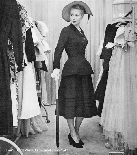 christian dior 1947 collection designs.